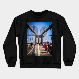 Brooklyn Bridge, Manhattan, New York City Crewneck Sweatshirt